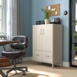 IKEA IDASEN Cabinet with doors and drawers beige 80x47x119 cm