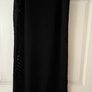 Long Black Crochet Dess Image 2