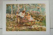 Limited edition lithograph The Little Romantics by Claude Fossoux 178/295