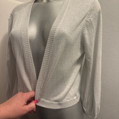 Joanna Hope silver bolero cardi size UK 16 EU44 Perfect condition Postage included