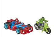 Spiderman and hulk