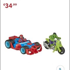 Spiderman and hulk