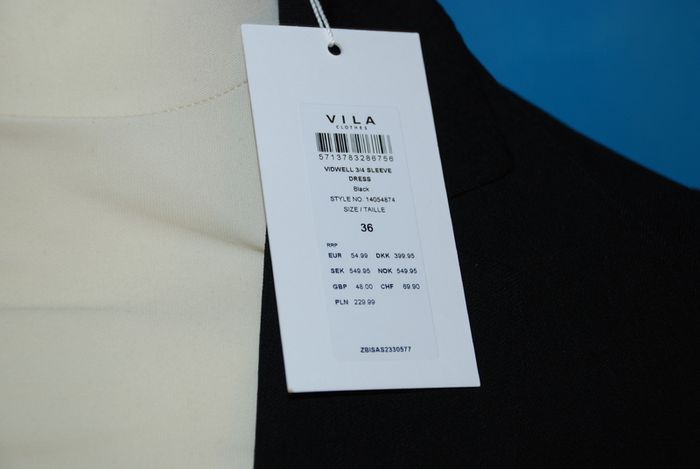 Vila Vidwell 3/4 Sleeve Dress Size 36