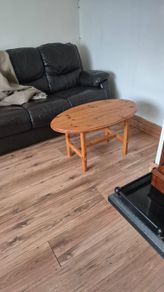 solid coffee table