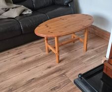 solid coffee table