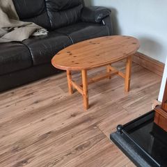 solid coffee table