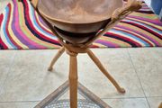 Vintage side bowl table