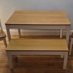 Table, Bench & 2 Chairs