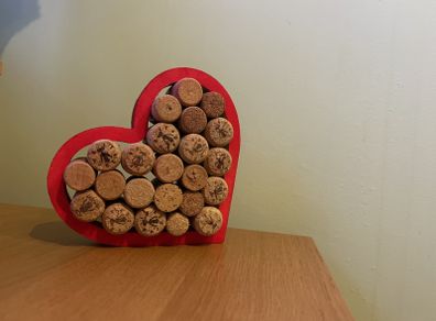 Heart shaped decoration