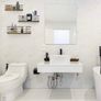 Oval Floating Shelves Pack of 3, Rustic Wall Shelf for Bathroom Bedroom Image 6