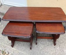 Vintage Mahogany Nest of Tables