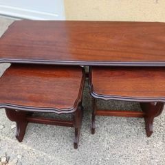Vintage Mahogany Nest of Tables