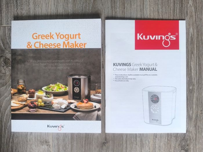 Kuvings KGC721CE Greek Yogurt Cheese Maker Fermenter New, Unused
