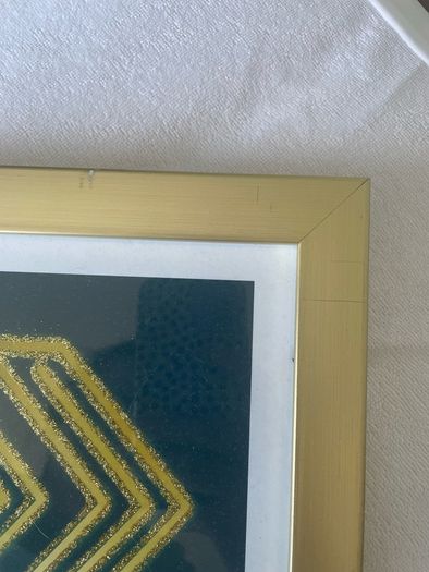 Gold framed bar sign