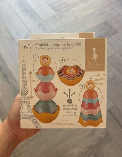 Sophie Giraffe Stacking Bowls