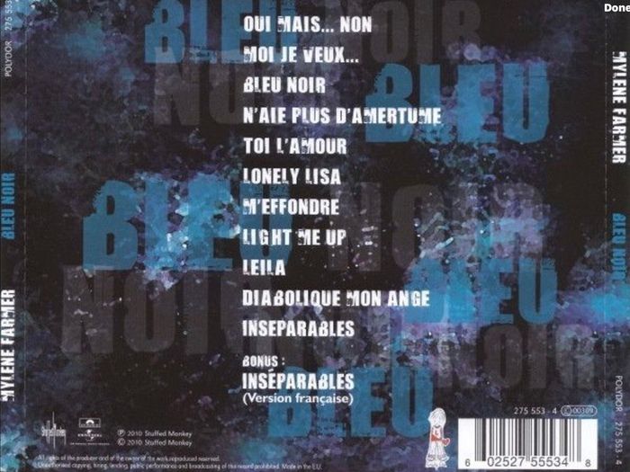 Mylene Farmer | BLEU NOIR