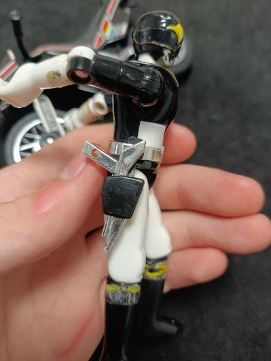 Rare Jetman Noir and Jet Speeder POPY Bandai 1991 Power Rangers