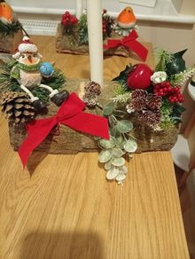 traditional Christmas logs