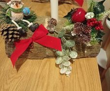 traditional Christmas logs