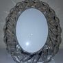 SALE!  Large Oval CRYSTAL Picture / Photo Frame Image 2