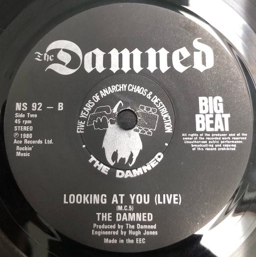 The Damned - There Ain't No Sanity Clause (1983) 7"