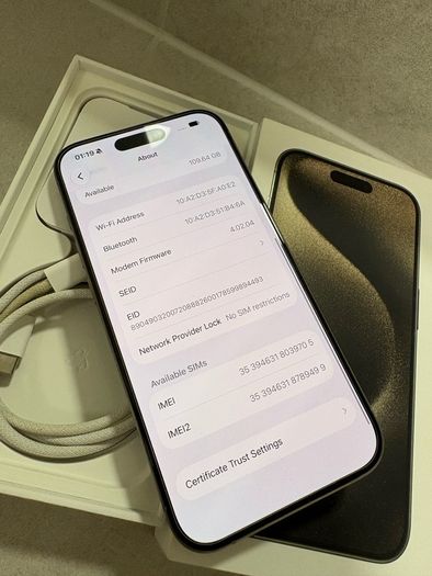 iphone 15 pro 128 gb