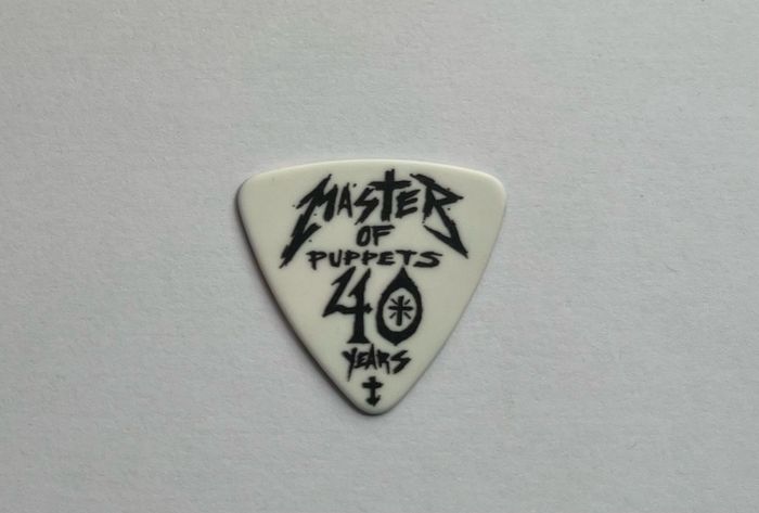 Metallica Guitar / Bass Pick - Master of Puppets 40 Years