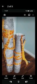 2 medium/ smalls lino rolls