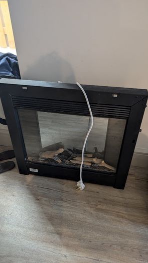 Premium Evonic Electric Fire Insert & Stone Surround (With Remote)