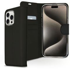 Book Case Suitable for iPhone 16 Pro - Case , Flip Case, Mobile Phone Case, Leather Case - Black