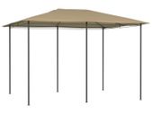 Gazebo 3x4x2.6 m Taupe 160 g/sq. meter