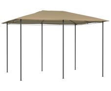 Gazebo 3x4x2.6 m Taupe 160 g/sq. meter