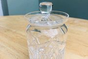 Heavy Crystal Lidded Preserve Jar