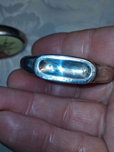 2 X Art Deco Sterling Perfume Bottles