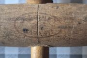 Vintage Wooden Wine / Beer Barrel Tap Spigot (French "Garanti" Stamp)