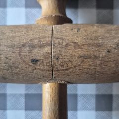 Vintage Wooden Wine / Beer Barrel Tap Spigot (French "Garanti" Stamp)