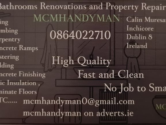 bathroom renovations all aspects  covered  HANDYMAN