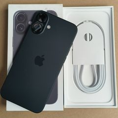 Apple iPhone 16 Plus, Black, 128GB, Factory Unlocked (Its Original Battery Life 100%), Little or Never Used