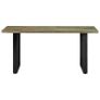 Dining Table 160x80x75 cm Solid Reclaimed Wood Image 4