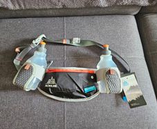 Running waist bag. Jogging. Trekking. Hiking. 2 water bottles included