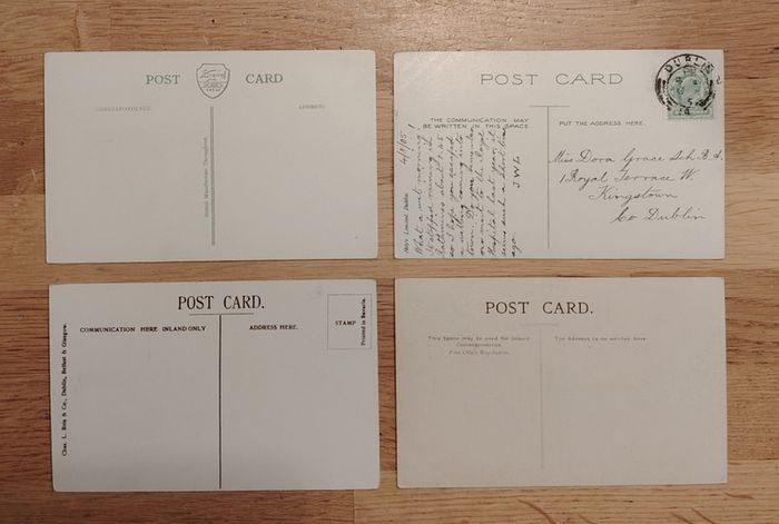 4 Old Dublin Postcards