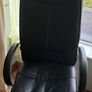 Executive Ergonomic Leather Office Chair With Headrest Image 5