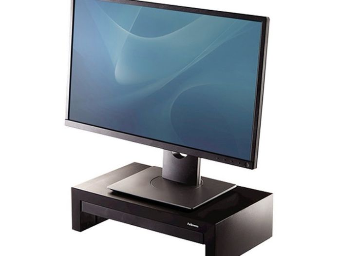 Monitor riser with drawer