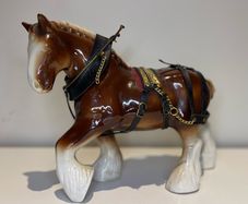 Shire Horse ceramic figurine
