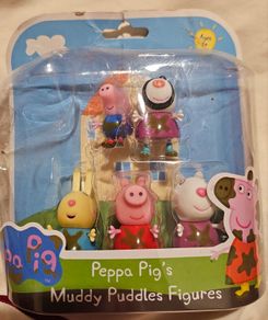 Peppa Pigs Muddy Puddles figures. New.