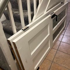 White internal doors with handles/locks