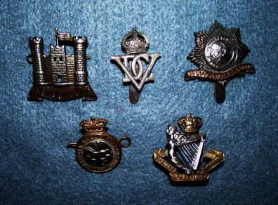 Military Cap Badges.