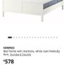 IKEA DOUBLE BED without mattress Image 7