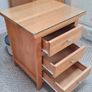 solid oak bedside locker, one only Image 2