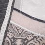 Just White Grey Off-White Baroque Patterned Button-Up Jacket Blazer 10UK/38EU Image 4